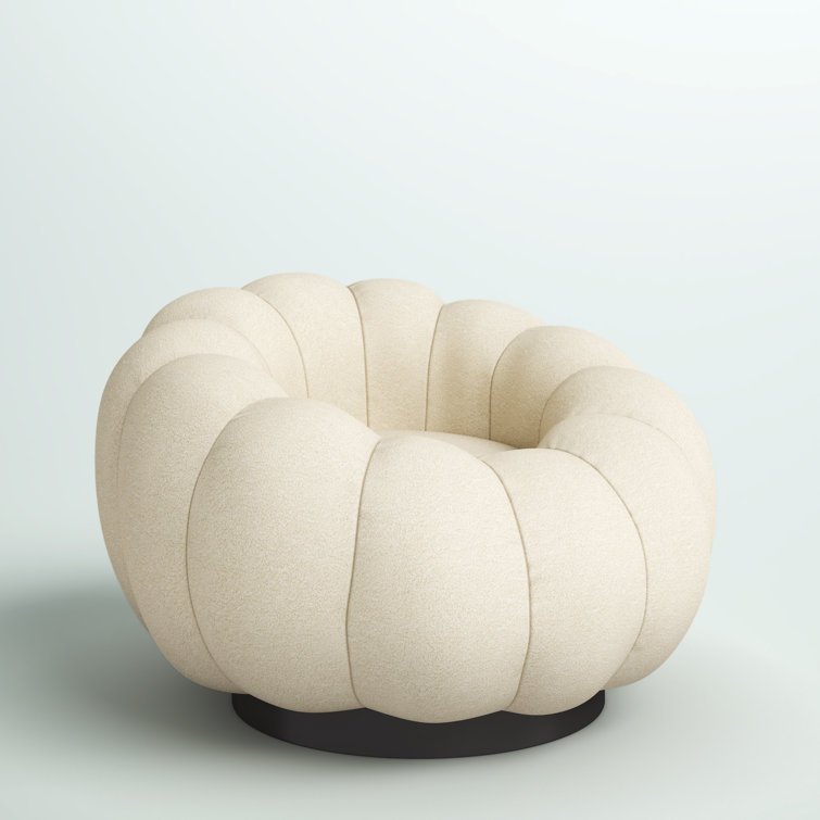 Mercury RowÂ® Teen Humberto Upholstered Swivel Accent Chair & Reviews | Wayfair